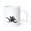 Chartreux Cat Print Coffee/Tea Mug - white