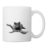 Chartreux Cat Print Coffee/Tea Mug - white