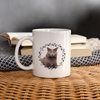 Cute Chartreux Cat Print Coffee/Tea Mug - white