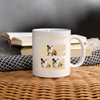 Bulldog Print Coffee/Tea Mug - white