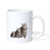 Cute European Shorthair Cat Print Coffee/Tea Mug - white