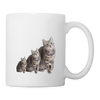 Cute European Shorthair Cat Print Coffee/Tea Mug - white