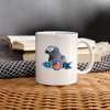 African Grey Parrot Print Coffee/Tea Mug - white