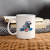 African Grey Parrot Print Coffee/Tea Mug - white