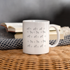 Great Dane Pattern Print Coffee/Tea Mug - white