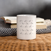 Great Dane Pattern Print Coffee/Tea Mug - white