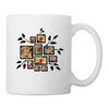 Golden Retriever Family Print Coffee/Tea Mug - white