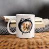 Labrador in Alarm Clock Print Coffee/Tea Mug - white