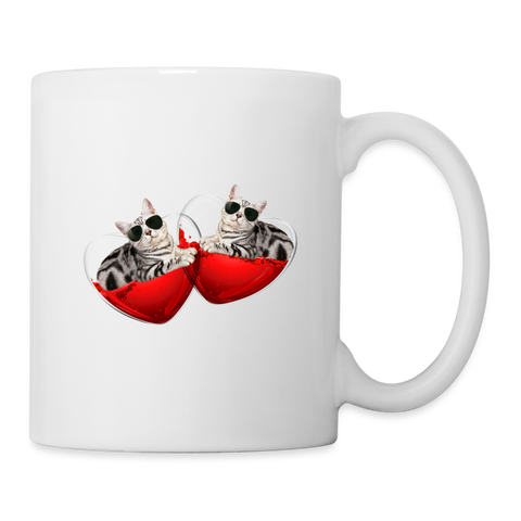 American Shorthair Cat Coffee/Tea Mug - white