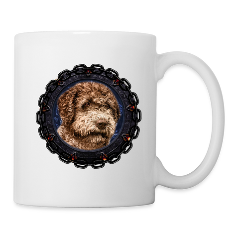 Lagotto Romagnolo Dog Print Coffee/Tea Mug - white