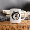 Yorkshire Terrier (Yorkie) in alarm clock Coffee/Tea Mug - white