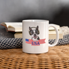 Boston Terrier USA Print Coffee/Tea Mug - white