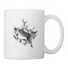 Cat Print Coffee/Tea Mug - white