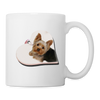 Cute Yorkshire Terrier (Yorkie) Coffee/Tea Mug - white