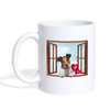 Jack Russell Terrier Print Coffee/Tea Mug - white