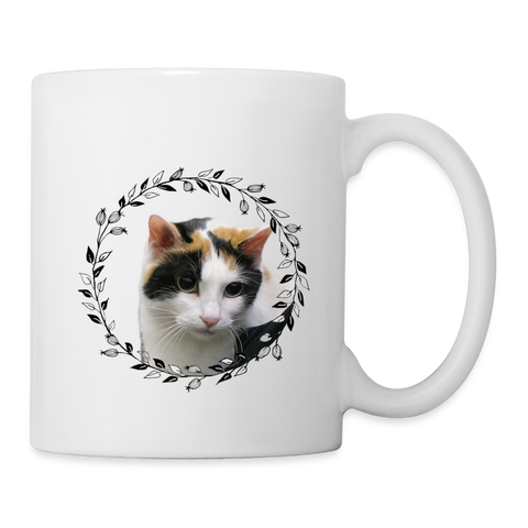 Japanese Bobtail Cat Print Coffee/Tea Mug - white