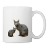 Korat Cat Print Coffee/Tea Mug - white