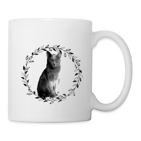 Cute Korat Cat Print Coffee/Tea Mug - white