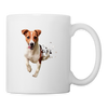 Jack Russell Terrier Print Coffee/Tea Mug - white