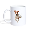 Jack Russell Terrier Print Coffee/Tea Mug - white