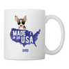 Chihuahua In USA Print Coffee/Tea Mug - white