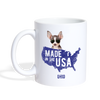 Chihuahua In USA Print Coffee/Tea Mug - white