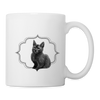 Lovely Lykoi Cat Print Coffee/Tea Mug - white