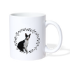 Manx Cat Print Coffee/Tea Mug - white