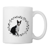 Manx Cat Print Coffee/Tea Mug - white