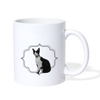 Cute Manx Cat Print Coffee/Tea Mug - white