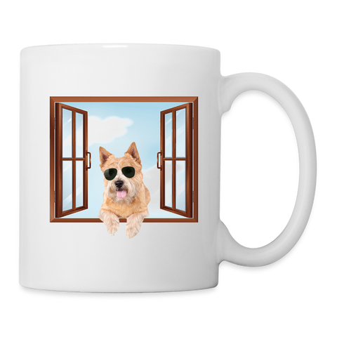 Norwich Terrier Print Coffee/Tea Mug - white