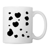 Cow Pattern Print Coffee/Tea Mug - white