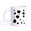 Cow Pattern Print Coffee/Tea Mug - white