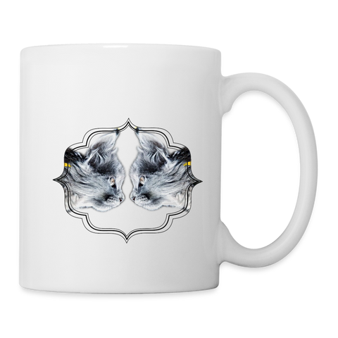 Nebelung Cat Print Coffee/Tea Mug - white