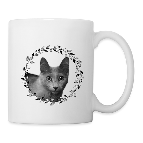 Cute Nebelung Cat Print Coffee/Tea Mug - white