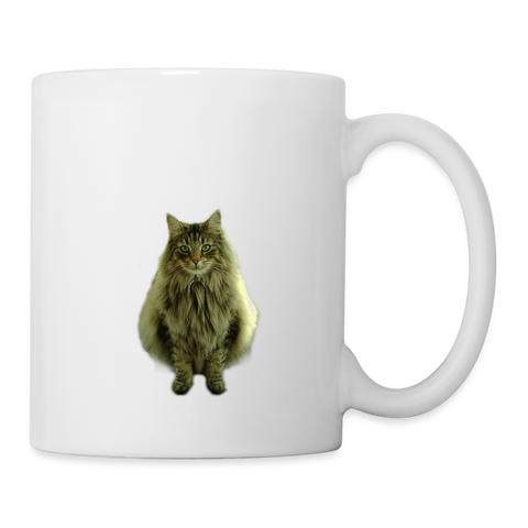 Norwegian Forest Cat Print Coffee/Tea Mug - white