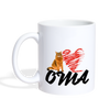 Somali Cat  OMA Print Coffee/Tea Mug - white