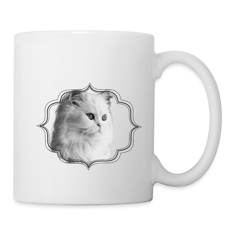 Lovely Persian Cat Print Coffee/Tea Mug - white