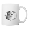 Lovely Persian Cat Print Coffee/Tea Mug - white