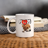 Beagle Dog Mom Print Coffee/Tea Mug - white