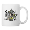 Alaskan Malamute Collage Print Coffee/Tea Mug - white