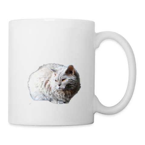 Selkirk Rex Print Coffee/Tea Mug - white