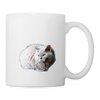 Selkirk Rex Print Coffee/Tea Mug - white