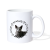 Russian Blue Cat Print Coffee/Tea Mug - white