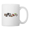 Maine Coon Cat Collage Print Coffee/Tea Mug - white