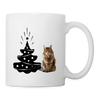 Maine Coon Cat Print Coffee/Tea Mug - white