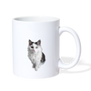 Siberian Cat Print Coffee/Tea Mug - white