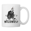 Great Dane Wild West Print Coffee/Tea Mug - white