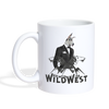 Great Dane Wild West Print Coffee/Tea Mug - white