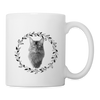 Cute Somali Cat Print Coffee/Tea Mug - white